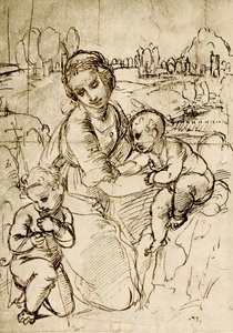 Madonna og barn med St. John av Raffaello Sanzio Raphael