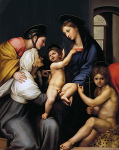 Madonna dell'Impannata, 1513-1514. av Raphael