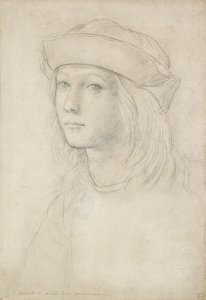 Portrett av en ukjent ungdom muligens et selvportrett av Raphael