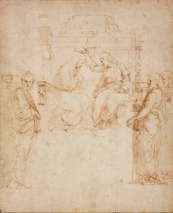 The Coronation of the Virgin, tidlig på 1500-tallet av Raphael