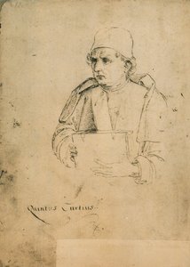 Quinto Curzio Rufo; tegning av Raphael. Gallerie dellAccademia, Venezia av Raffaello Sanzio Raphael