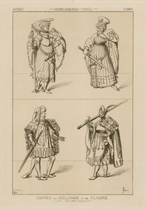 Grever av Holland og Flandern, 1400-tallet