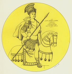 Keiser Justinian i krig av Raphael Jacquemin