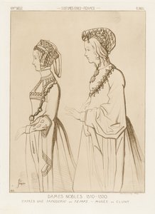 Adle kvinner, 1510-1520 av Raphael Jacquemin