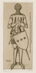 Pierre de Chantemelle, fransk ridder, Lord of Flavacourt, 1352. av Raphael Jacquemin