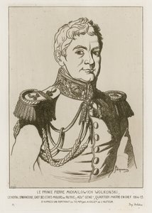 Prins Pierre Michailowich Wolkonski av Raphael Jacquemin