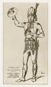 Timbalier av grenaderene til konsulgarden (1800-1804) av Raphael Jacquemin