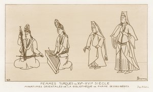 Tyrkiske kvinner fra det 15.-16. århundre av Raphael Jacquemin