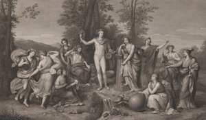 Apollo og musene på Parnassus, 1784., 1784.