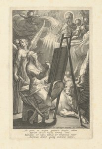 Saint Luke Painting the Virgin, 1580-tallet.