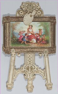 Valentine - Stående staffeli, kromolitografisk familie, 1873. av Raphael Tuck and Sons