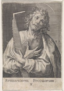 Apostelen Simon ildsjelen Kristus, Maria og de tolv apostler (serietittel)