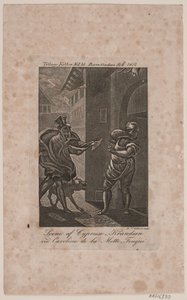 Scene av Cypresse-Knudsen. Ekstra kobber til Rosenbladene No. 6, 1837 av Rasmus Nicolai Nielsen
