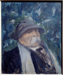Portrett av Georges Clemenceau (1841-1929) politiker. Maleri av Raymond Woog (1875-1949), 1900-tallet. Olje på tre. Mål: 0,45 x 0,38 m. Paris, Musee Carnavalet. Forsiktig! Bruk av dette verket kan være underlagt en tredjeparts autorisasjonsforespørsel elle av Raymond Woog