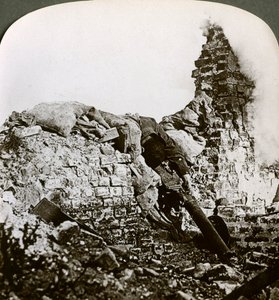 Slått ut tysk maskingeværstilling, Monchy, slaget ved Arras, første verdenskrig, 1917-1918. av Realistic Travels Publishers
