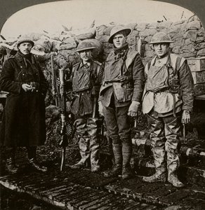 Lewis maskingeværere, Hollebeke, Belgia, første verdenskrig, 1914-1918. av Realistic Travels Publishers