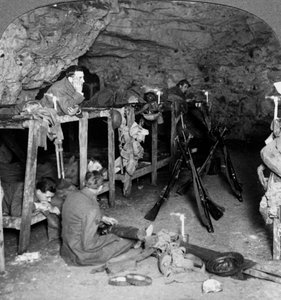 Labyrinten, Arras, Frankrike, første verdenskrig, 1916-1918.