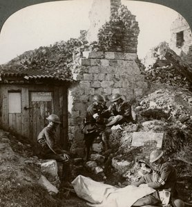 Royal Army Medical Corps ved Monchy dressing station, Frankrike, første verdenskrig, 1914-1918. av Realistic Travels Publishers