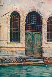 A Renaissance Doorway, Venezia, c1903 av Reginald Barratt