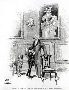 Illustrasjon for Little Lord Fauntleroy (gravering)