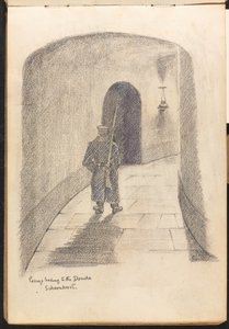 Passering som fører til Douche Scharnhorst av Reginald Copleston Bond