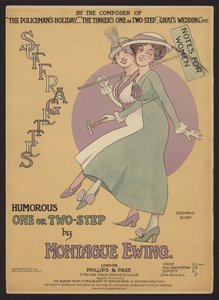 Humoristisk One or Two Step av Montague Ewing, noteomslag (farge litho) av Reginald Rigby