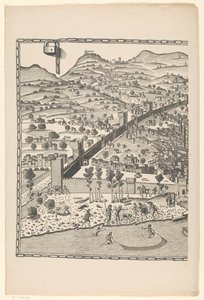 Utsikt over Firenze (venstre del) Fiorenza (tittel på objekt) av Reichsdruckerei