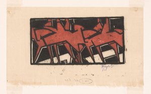 Ryttere på hesteryggen av Reijer Stolk (signed by artist)