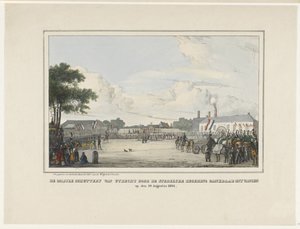 Mobile Gun of Utrecht ble takknemlig mottatt av kommunestyret. den 19. august 1834 (tittel på objekt)