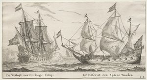 Ships of Amsterdam: The Freedom, a Man-of-War. Ulvehunden, et spansk fartøy.