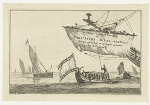 Statensloop og seilskuter på stille vann Nøtten og den underholdende bruken av Versheyde Binne-Waters; Constigh fjernet og brakt inn i Cooper av R.N. Sailor (serietittel på objekt) Innlands vannveier (serietittel)