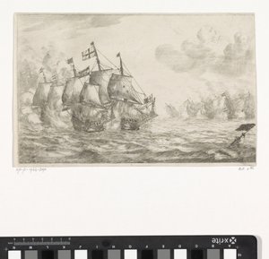 sjøslag New Ship Batalien (serietittel) av Reinier Nooms