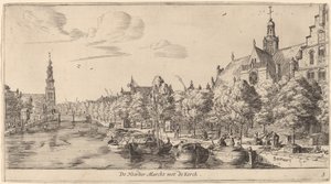 Noordenmarkt med Noorden Kerk (De Noorder Marckt met de Kerck)