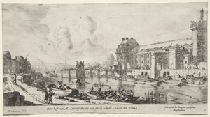 Utsikt over Paris: Utsikt over Louvre og Tuileriene