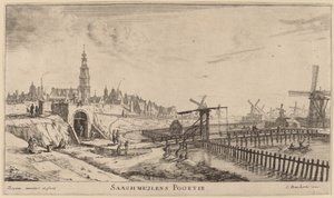 Zagmolan-porten (Saghmeulens Sumpurae) av Reinier Nooms, called Zeeman