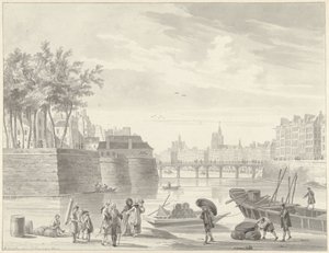 Utsikt over Pont Rouge, Paris