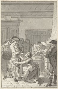 Illustrasjon til romanen Gustav Lindau av Reinier Vinkeles (I)