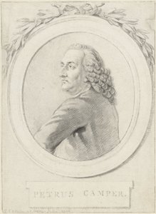 Portrett av professor Petrus Camper av Reinier Vinkeles (I)