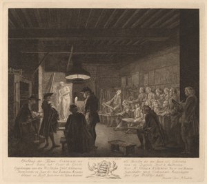 Tegneakademiet i Amsterdam av Reinier Vinkeles