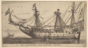 Salemanderen an Oostindis Vaerder, midten av 1600-tallet.
