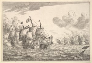 Sjøslag, 1600-tallet.