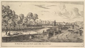 Seinen ved Bend of the Mall, 1600-tallet. av Reinier Zeeman