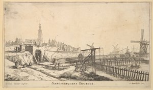 Zaagmolen-porten, 1600-tallet. av Reinier Zeeman