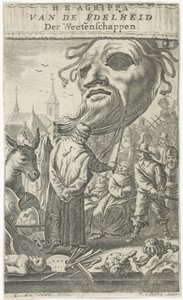Tegneserie om kunst Tittelside for: J. Oudaen, Agrippa, From the Vanity of Sciences, 1661