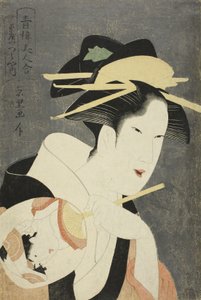 Beauties of the Pleasure Quarters av Chōkyōsai Eiri