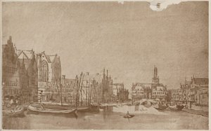 Anonym Rokin Amsterdam sett mot Damsplassen