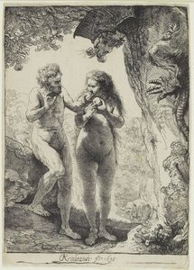 Adam og Eva av Rembrandt van Rijn