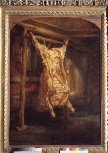 Biffbark Biffskrott separat. Maleri av Harmensz Van Rijn Rembrandt (1606-1669) av Rembrandt van Rijn