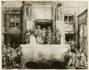 Kristus presentert for folket av Rembrandt van Rijn