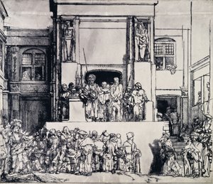 Kristus presentert for folket, 1655 av Rembrandt van Rijn